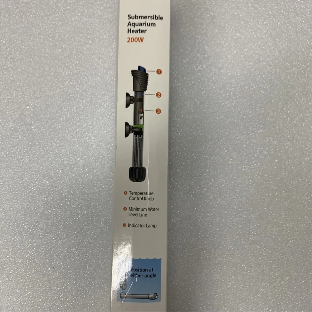 Aqueon 200W Preset Aquarium Submersible Heater up to 75 gal. All Water Types